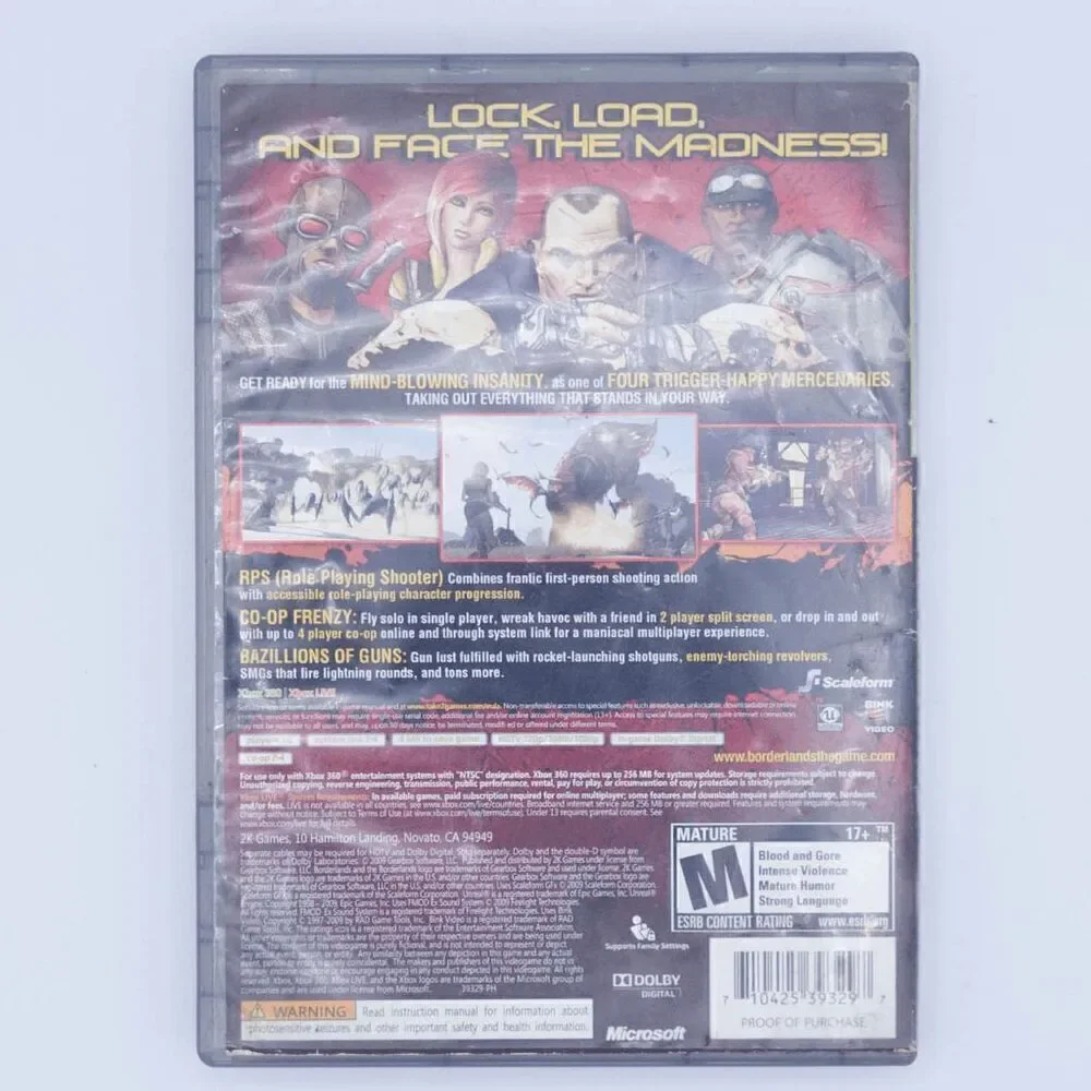 Xbox 360 Borderlands 2 Game of the Year Edition + Xbox 360 Platinum Hits Borderl